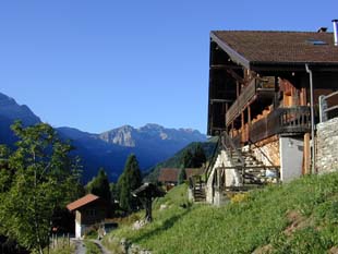 The Chalet la Chaumière in Summer
