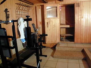 The Sauna of the Chalet l'Hermitage